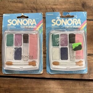 Sonora VTG 1980 NOS Blush EyeShadow Renaissanc Eye Cheek Palette X2 NEW